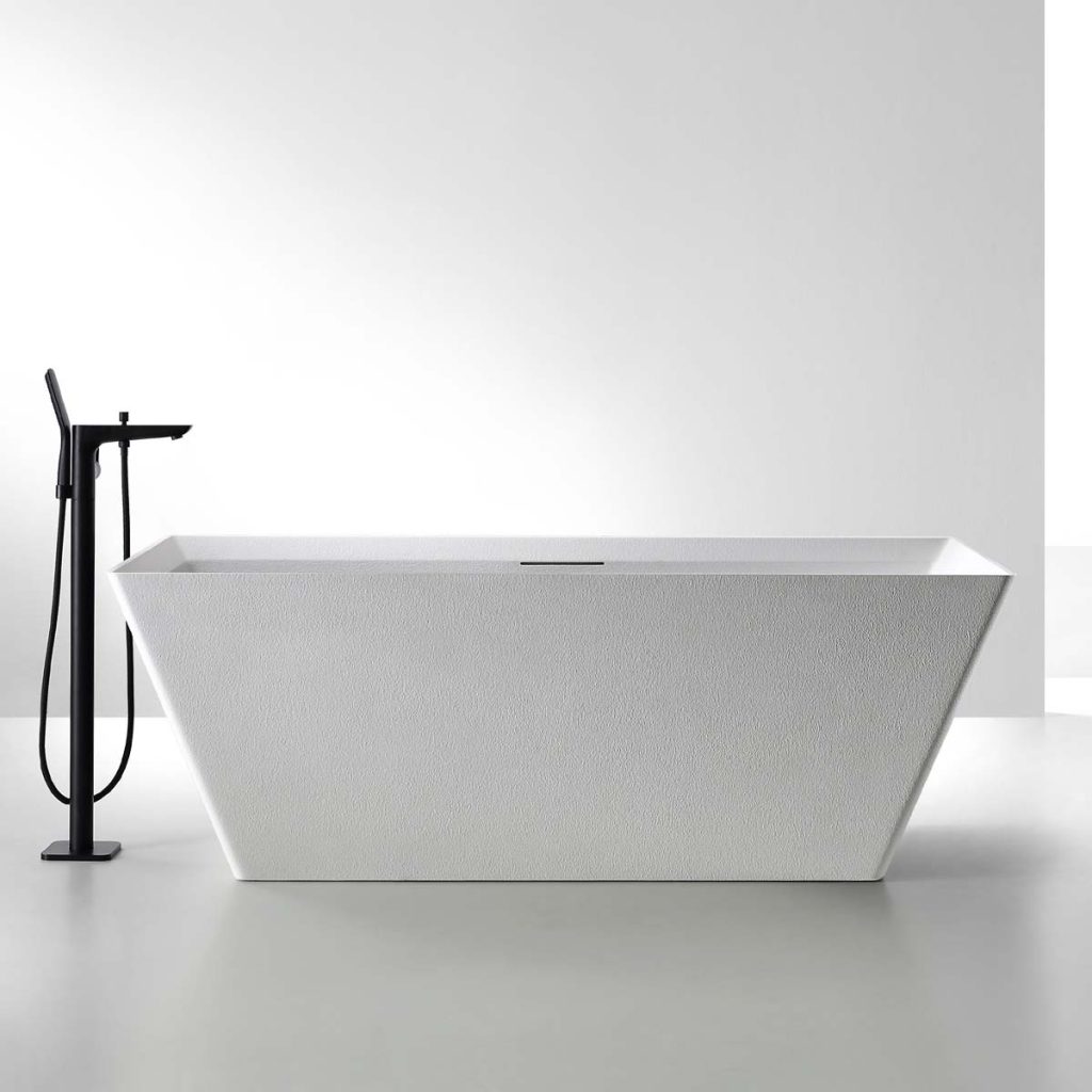 Bồn Tắm Đá MOWOEN MW001-Matt White 1700mm