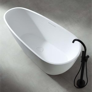 Ảnh công trình thực tế Bồn Tắm Đá MOWOEN MW003-Matt White 1700mm