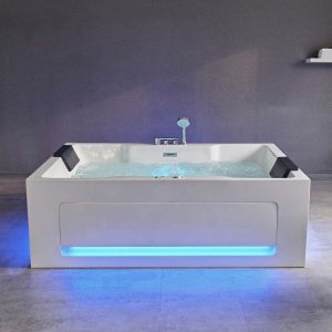 Ảnh công trình thực tế Bồn Tắm Đôi Massage MOWOEN MW6018-180.2MS Đặt Sàn