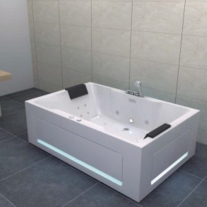 Ảnh công trình thực tế Bồn Tắm Đôi Massage MOWOEN MW6018-180.2MS Đặt Sàn