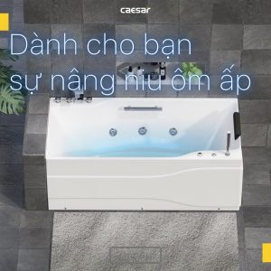 Ảnh công trình thực tế Bồn tắm massage Caesar chân yếm MT0870L(R)