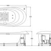 Bồn Tắm TOTO PPYB1610RHPTE#S Ngọc Trai, Sục Khí - ảnh 3