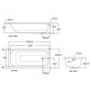 Bồn tắm xây American Standard 70280-WT - ảnh 2