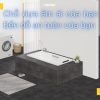 Bồn tắm xây không chân không yếm Caesar AT0870 - ảnh 4
