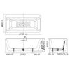 Bồn tắm yên đặt sàn American Standard BTAS6719.4H - ảnh 2