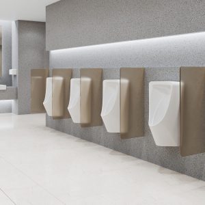 Ảnh công trình thực tế Bồn Tiểu Nam American Standard WP-6509B Treo Tường Cấp Âm