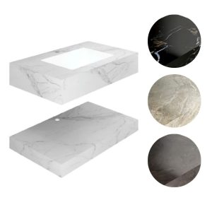 Ảnh công trình thực tế Chậu bàn đá 2 tầng VI12-9GP01