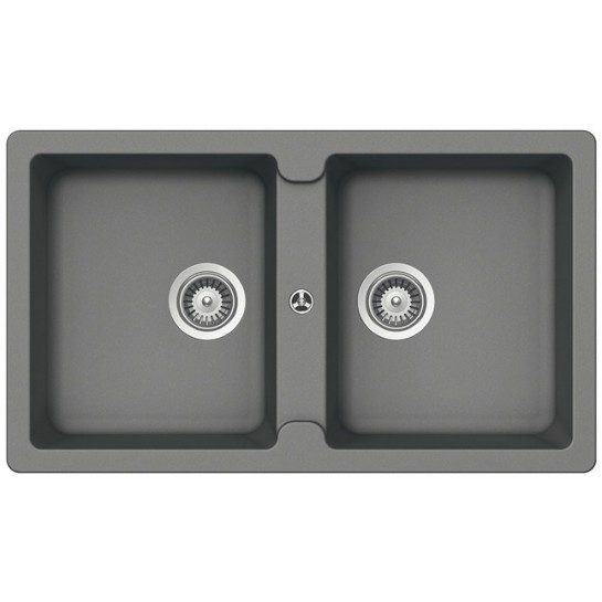 Chậu Rửa Chén HAFELE GALBA HS-GD8650 570.36.500 Đá Màu Xám