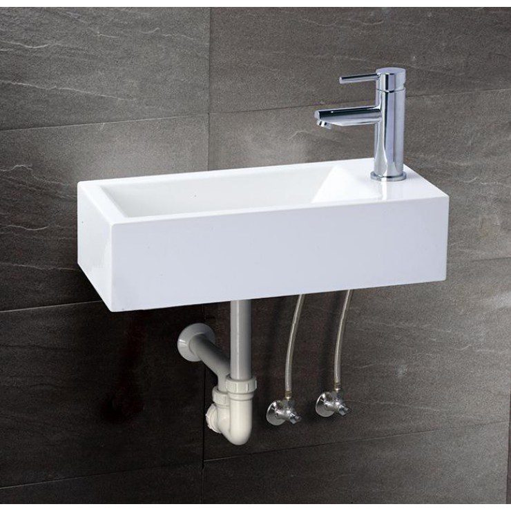 Ảnh công trình thực tế Lavabo CAESAR LF5239S Đặt Bàn/Treo Tường