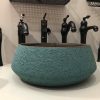 Chậu lavabo đặt bàn Kanly bằng sứ SU012