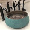 Chậu lavabo đặt bàn Kanly bằng sứ SU012 - ảnh 2