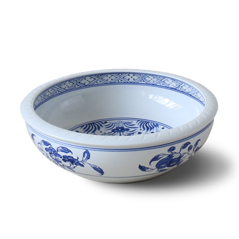 Chậu lavabo đặt bàn Kanly bằng sứ SU119