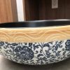 Chậu lavabo đặt bàn Kanly sứ hoa văn SU113 - ảnh 4