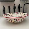 Chậu lavabo đặt bàn Kanly sứ hoa văn SU402 - ảnh 3
