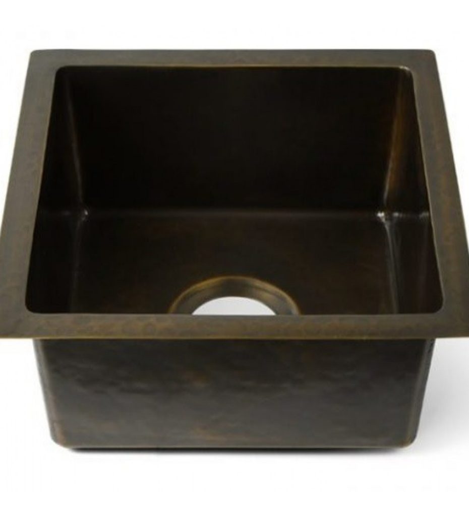 Chậu lavabo dương vành Kanly bằng đồng BCS157