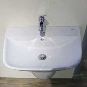 Ảnh công trình thực tế Chậu lavabo INAX L-297VFC treo tường