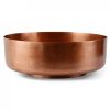 Chậu lavabo Kanly RSC402V đặt bàn đồng thau kiểu cổ tròn 376×115 mm - ảnh 2