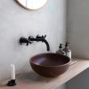 Chậu Lavabo Kanly SU511 Đặt Bàn Sứ Tròn Màu Nâu - ảnh 2