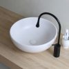 Chậu Lavabo Kanly SU513 Đặt Bàn Sứ Tròn Màu Trắng - ảnh 2