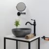 Chậu Lavabo Kanly SU517 Đặt Bàn Sứ Tròn Màu Xám - ảnh 4
