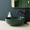 Chậu Lavabo Kanly SU519 Đặt Bàn Sứ Tròn Màu Xanh Lá - ảnh 2