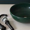Chậu Lavabo Kanly SU519 Đặt Bàn Sứ Tròn Màu Xanh Lá - ảnh 3