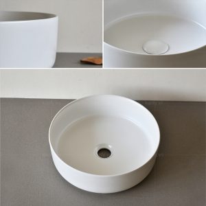 Ảnh công trình thực tế Chậu Lavabo Kanly SU523