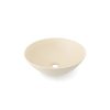 Chậu Lavabo Kanly SU531L Đặt Bàn Sứ Tròn Màu Be 400×140 mm