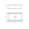 CHẬU RỬA 1 HỘC LIRA NJ562D - ảnh 5