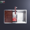 CHẬU RỬA 1 HỘC TITANIUM NA885U - ảnh 6