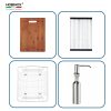 CHẬU RỬA 2 HỘC LIKEN NL746 - ảnh 16
