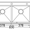 CHẬU RỬA 2 HỘC LIKEN NL785 - ảnh 18
