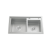 CHẬU RỬA 2 HỘC LIKEN NL786