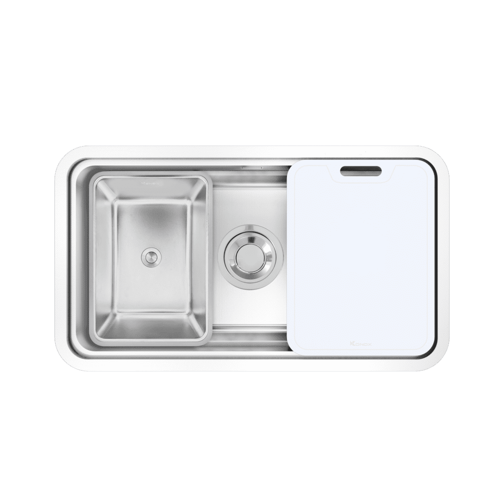 Chậu rửa bát chống xước Konox Workstation Sink KN8347SU Dekor