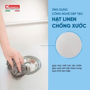 Ảnh công trình thực tế Chậu rửa bát Konox Workstation Sink KN8248SO Dekor