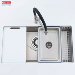 Ảnh công trình thực tế Chậu rửa bát Konox TARI 8748SR