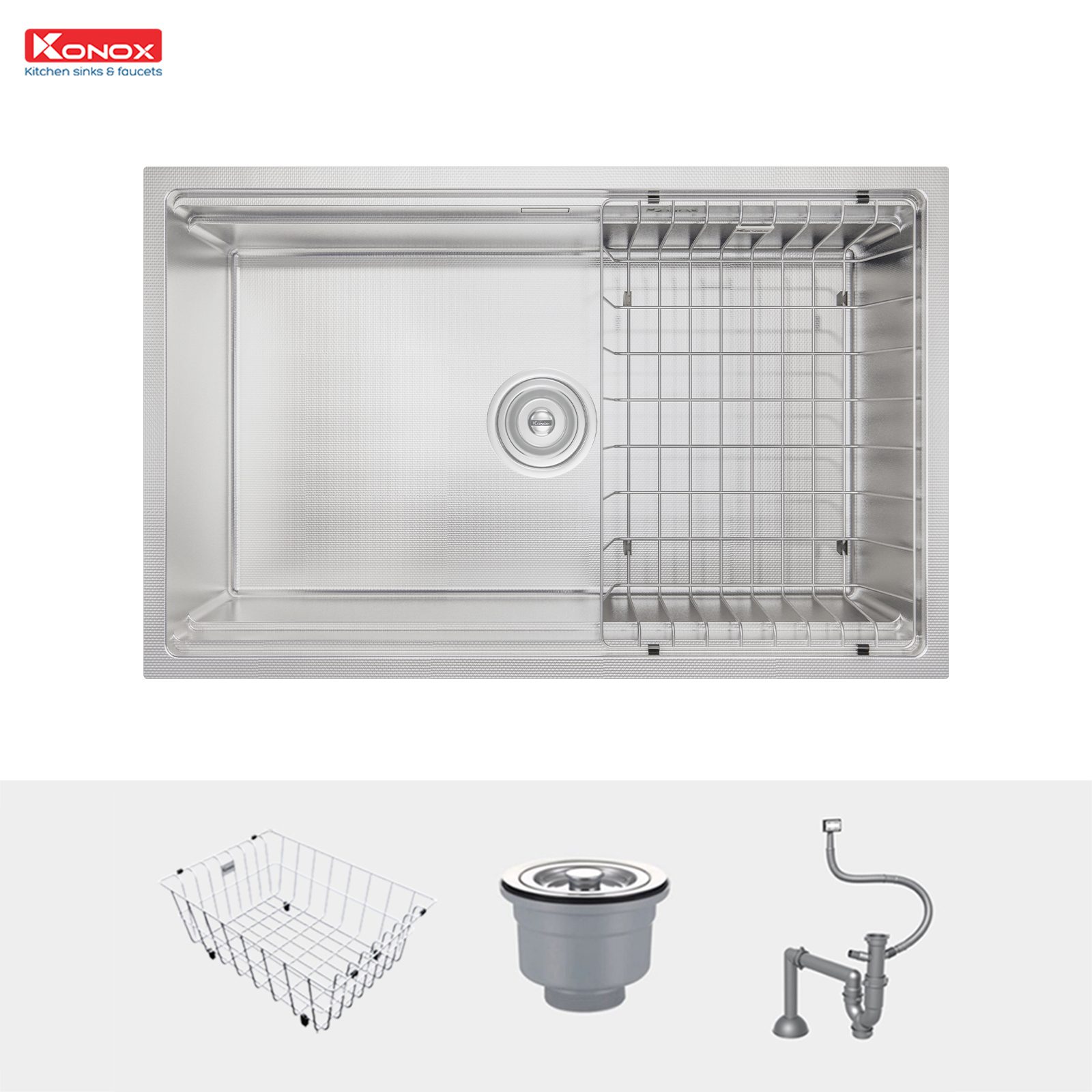 Ảnh công trình thực tế Chậu rửa bát Konox KN7044SU Dekor