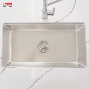 Ảnh công trình thực tế Chậu Rửa Chén KONOX KN8146SU Dekor Chống Xước Inox 1 Hộc