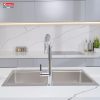 Chậu Rửa Chén KONOX KN8151TS Dekor Chống Xước Inox 1 Hộc - ảnh 5