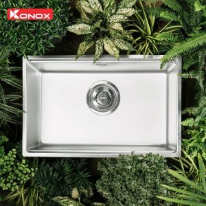 Ảnh công trình thực tế Chậu rửa bát 1 hố Konox Tari 7648SM
