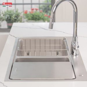 Ảnh công trình thực tế Chậu Rửa Chén KONOX KN8651TD Dekor 2 Hộc Inox