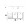 Chậu rửa bát European sink Artusi Konox KS11650 1D - ảnh 3