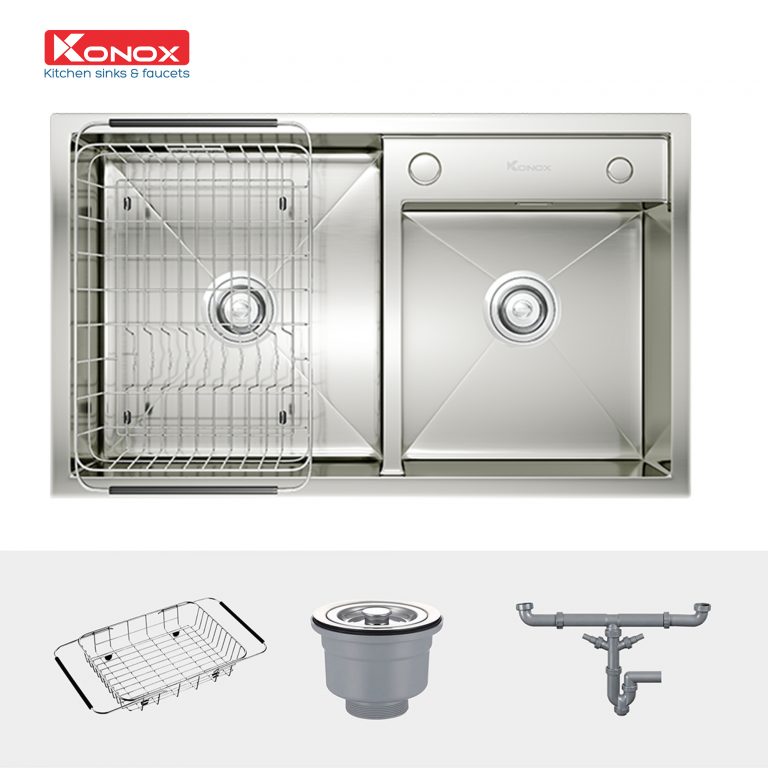 Ảnh công trình thực tế Chậu Rửa Chén KONOX KN7847DO 2 Hộc