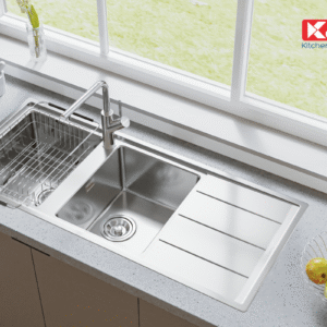 Ảnh công trình thực tế Giá úp bát Inox Basket – Konox BK01