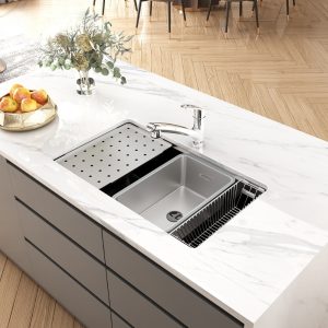 Ảnh công trình thực tế Chậu rửa bát chống xước KONOX Dekor 8044SU Workstation Sink