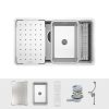 Chậu rửa bát chống xước KONOX Dekor 8044SU Workstation Sink - ảnh 4