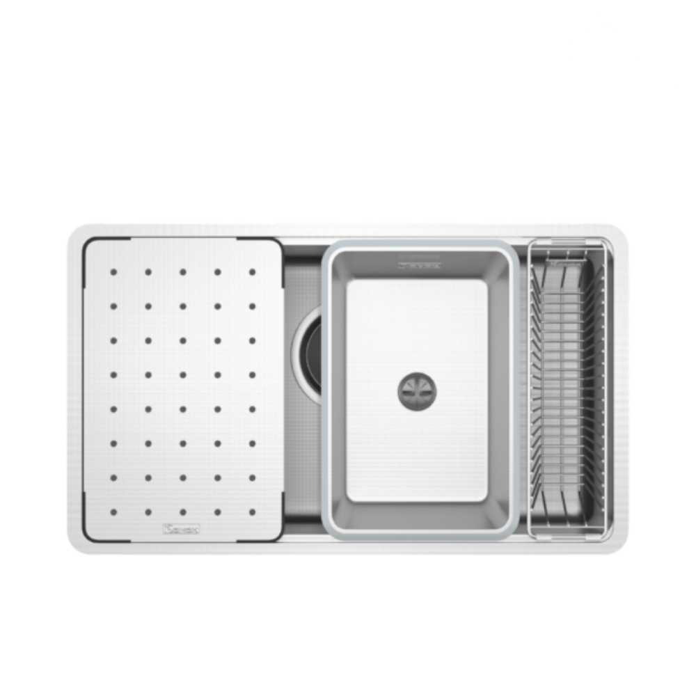 Chậu rửa bát chống xước KONOX Dekor 8044SU Workstation Sink