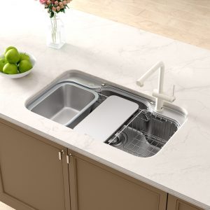 Ảnh công trình thực tế Chậu rửa bát chống xước KONOX Dekor 8048SU Workstation Sink