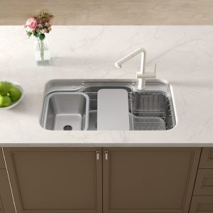 Ảnh công trình thực tế Chậu rửa bát chống xước KONOX Dekor 8048SU Workstation Sink