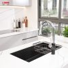 Chậu Rửa Chén KONOX NAROS 760S Black Đá Granite 760mm - ảnh 11